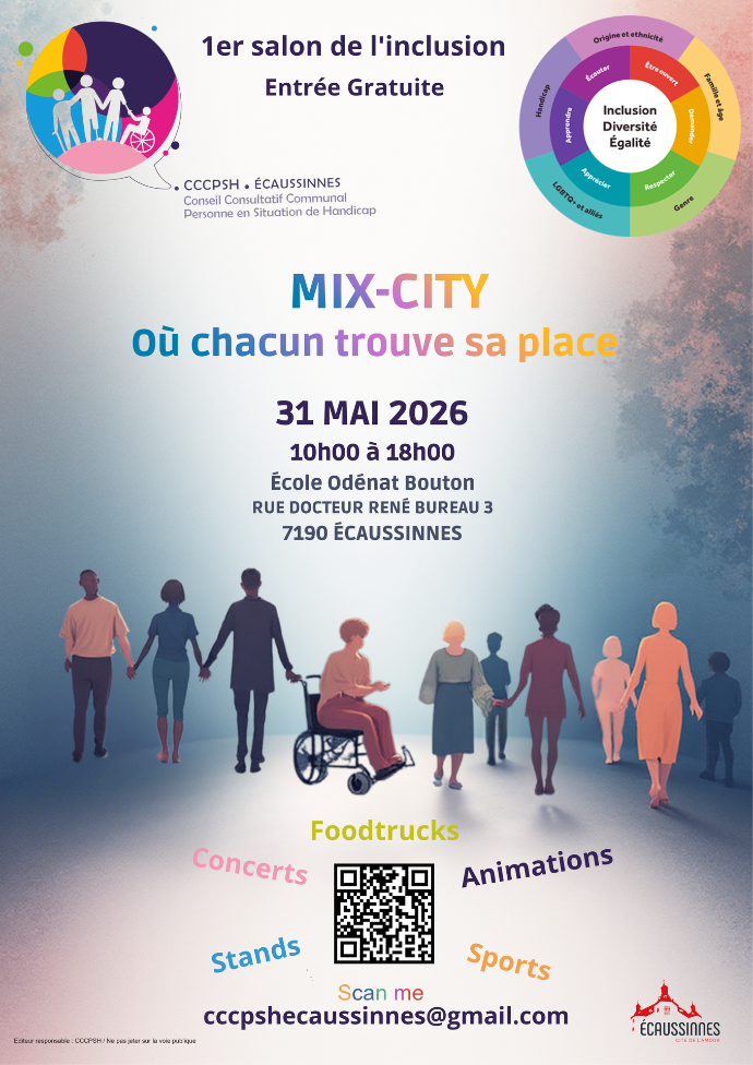 Poster de notre conférence à Ecaussine
